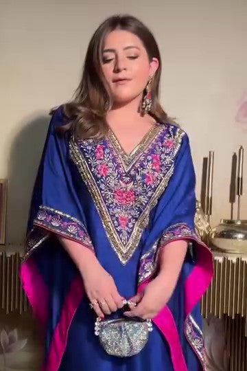 MEGHNA X NEELAM EMBROIDERED KAFTAN SET